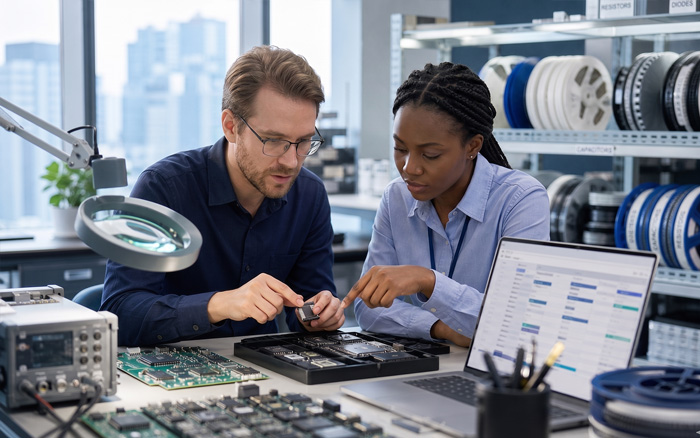 Global Delivery Planning for Urgent Electronic Components